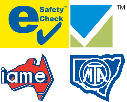 e safety check logos